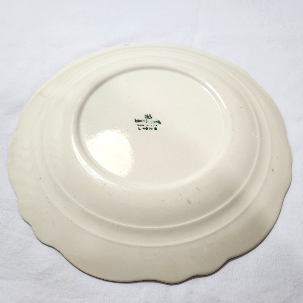 2 Vintage Homer Laughlin Virginia Rose Luncheon Plates L46 N8 Cottage Fairy Fine - Picture 10 of 16